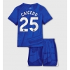 Chelsea Moises Caicedo #25 Replica Home Minikit 2025-26 Short Sleeve (+ pants)